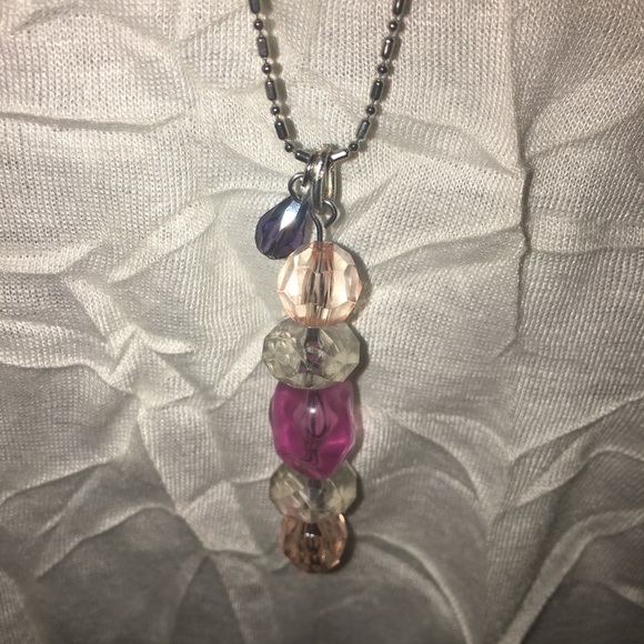 Pendant on Long 31” silver chain - Picture 3 of 6